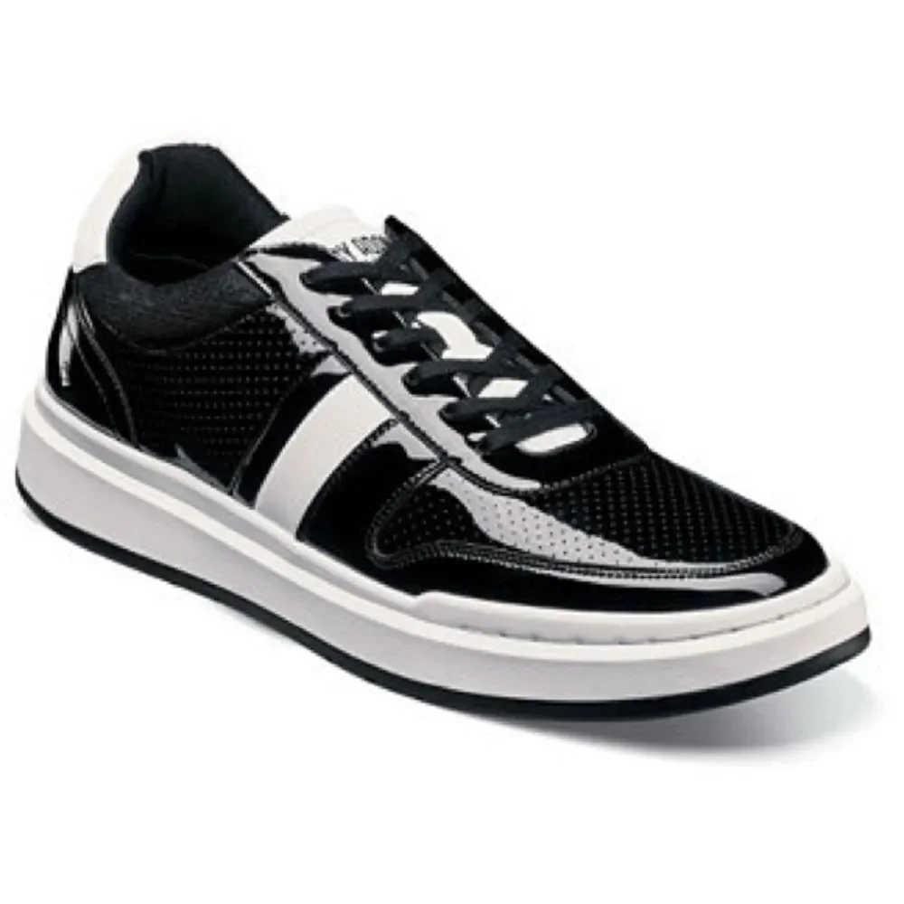 Stacy Adams Cashton Black Patent Sneakers | Men’s 13 | NIB